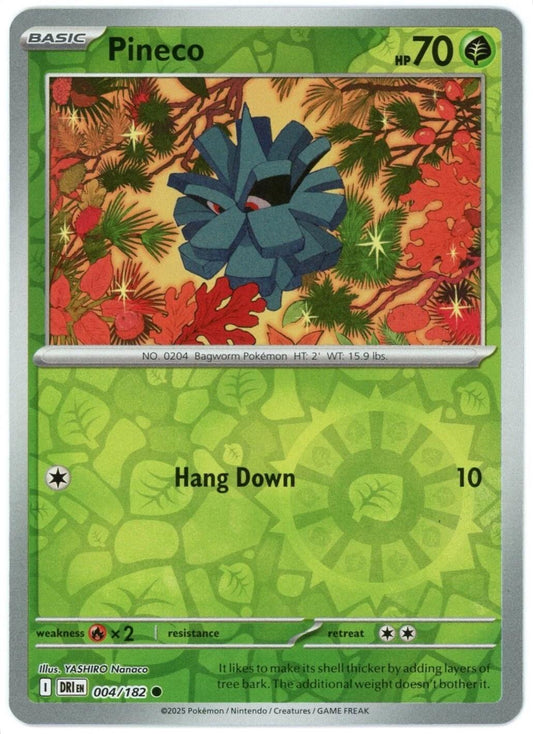 Pineco 4/182 Reverse Holo | Destined Rivals | Pokemon Card
