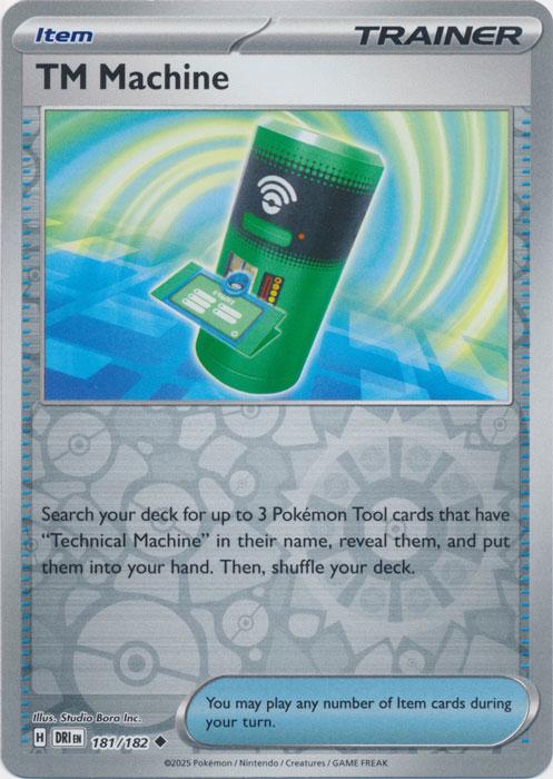 TM Machine 181/182 Reverse Holo | Destined Rivals | Pokemon Card
