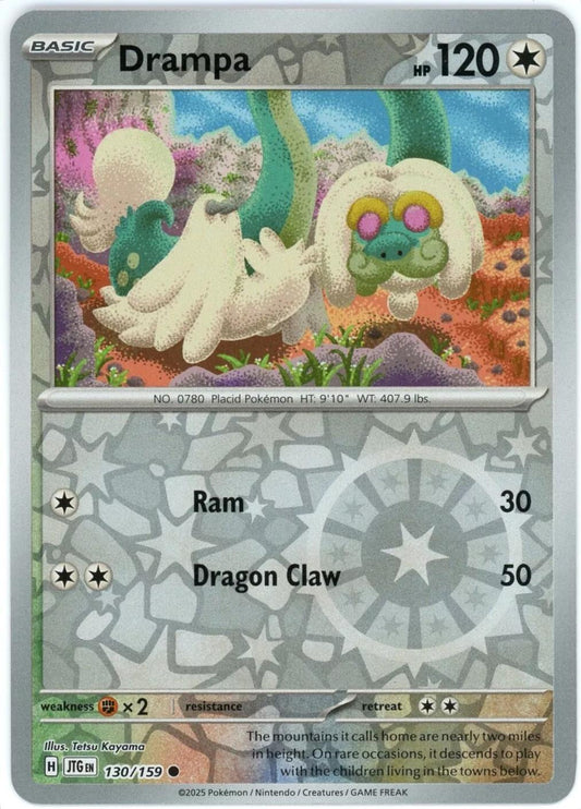 Drampa 130/159 Reverse Holo | Journey Together | Pokemon Card