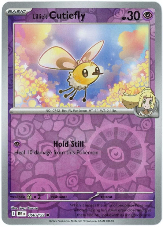 Lillie's Cutiefly 66/159 Reverse Holo | Journey Together | Pokemon Card