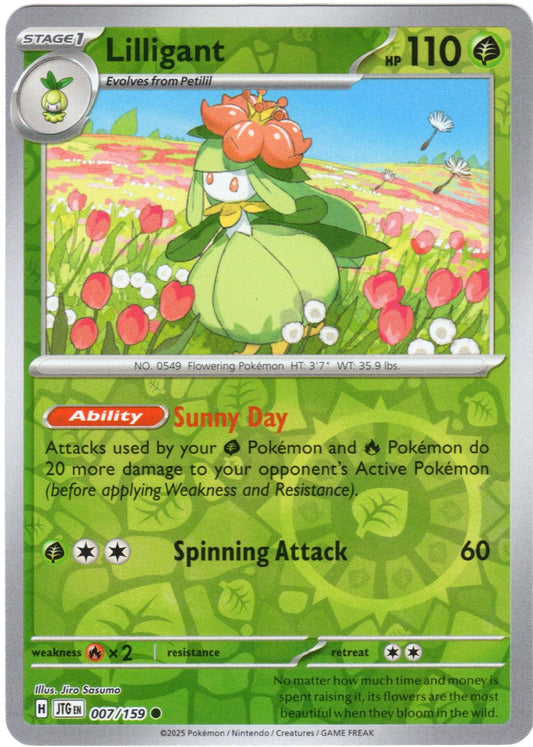 Lilligant 7/159 Reverse Holo | Journey Together | Pokemon Card