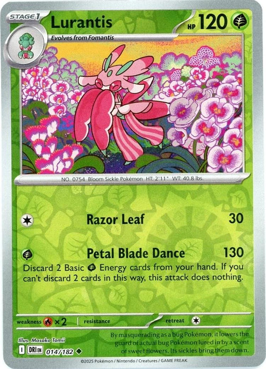 Lurantis 14/182 Reverse Holo | Destined Rivals | Pokemon Card