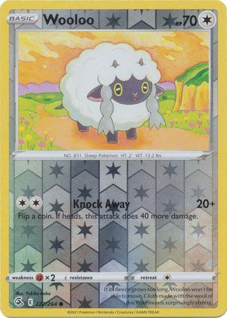Wooloo 222/264 Reverse Holo | Fusion Strike | Pokemon Card