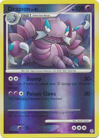 Drapion 23/130 Reverse Holo | Diamond & Pearl | Pokemon Card