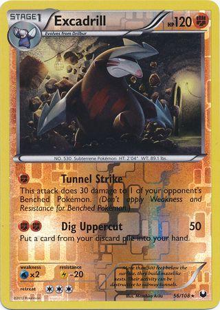 Excadrill 56/108 Reverse Holo | Dark Explorers | Pokemon Card