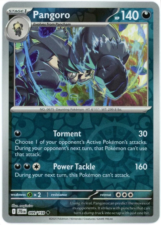 Pangoro 99/159 Reverse Holo | Journey Together | Pokemon Card