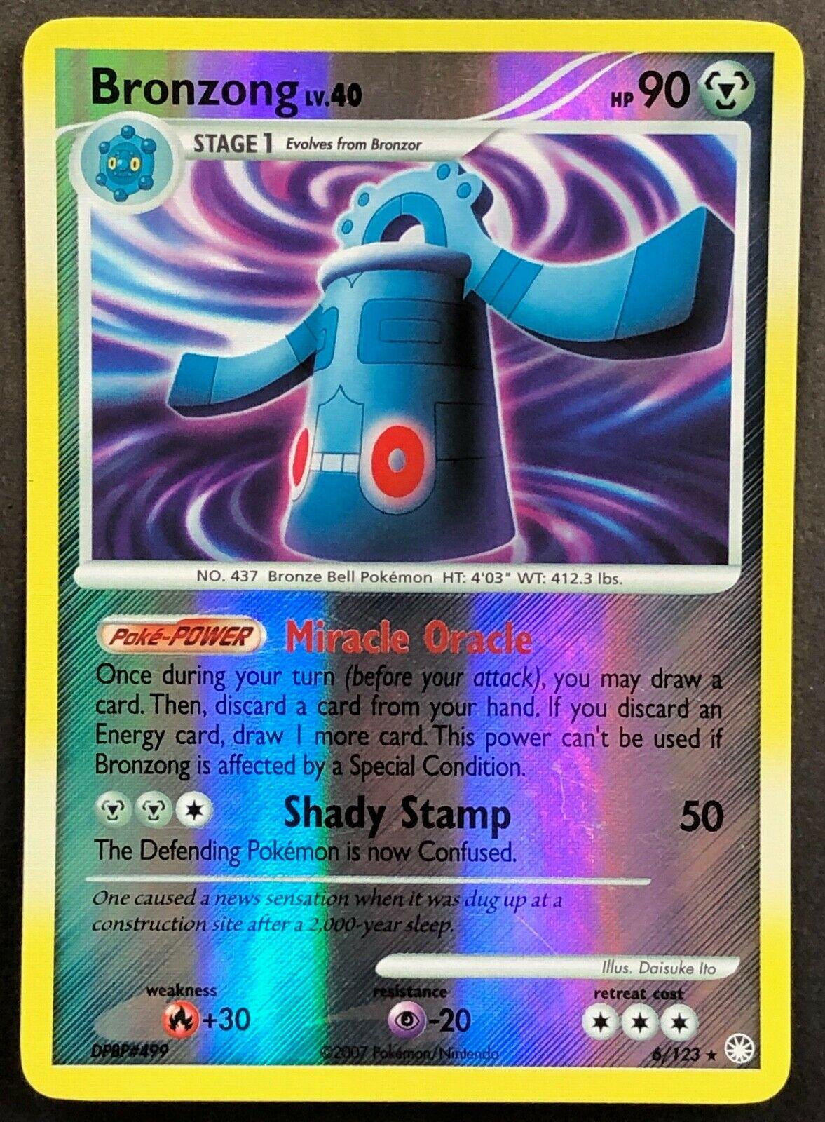 Bronzong 6/123 Reverse Holo | Mysterious Treasures | Pokemon Card