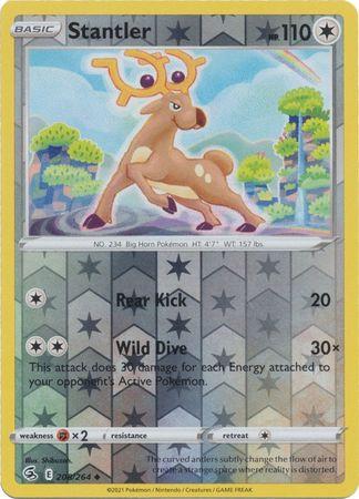 Stantler 208/264 Reverse Holo | Fusion Strike | Pokemon Card