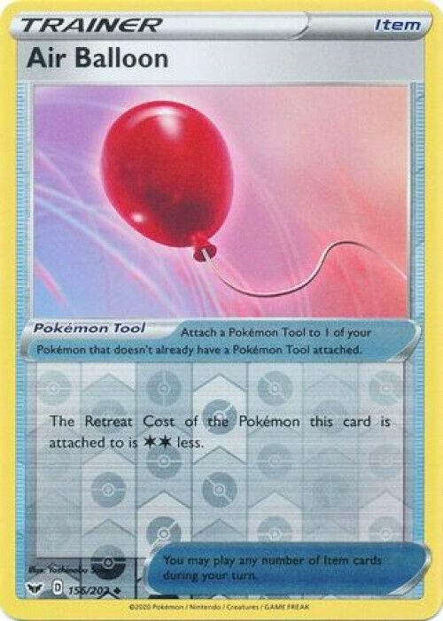 Air Balloon 156/202 Reverse Holo | Sword & Shield | Pokemon Card