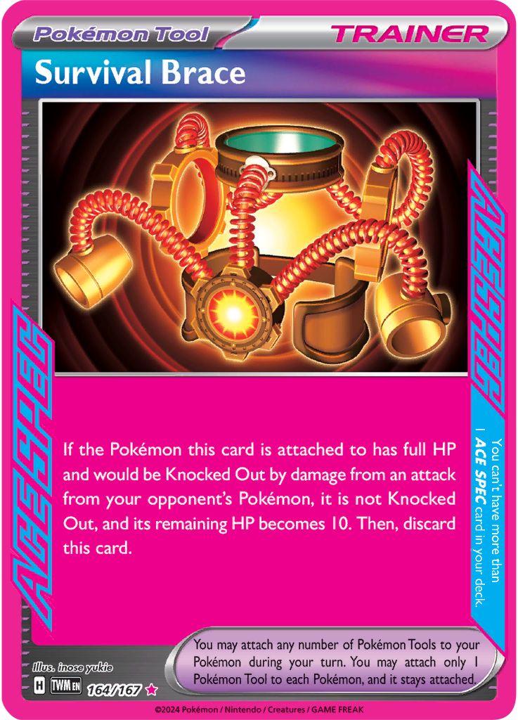 Survival Brace 164/167 Reverse Holo | Twilight Masquerade | Pokemon Card