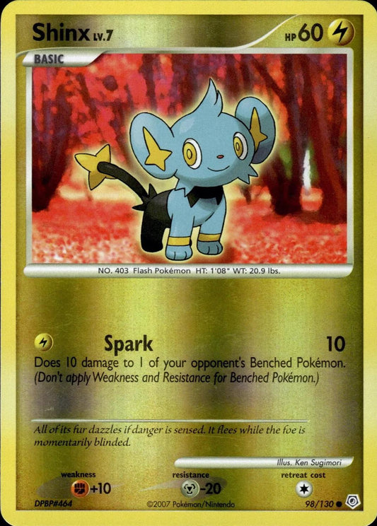 Shinx 98/130 Reverse Holo | Diamond & Pearl | Pokemon Card