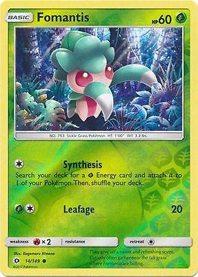 Fomantis 14/149 Reverse Holo | Sun & Moon | Pokemon Card