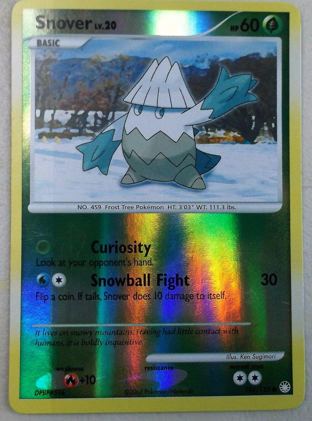 Snover 101/123 Reverse Holo | Mysterious Treasures | Pokemon Card