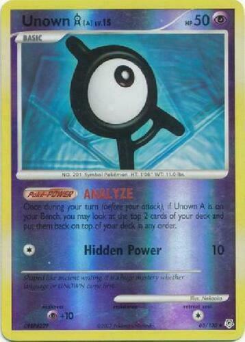 Unown [A] 65/130 Reverse Holo | Diamond & Pearl | Pokemon Card