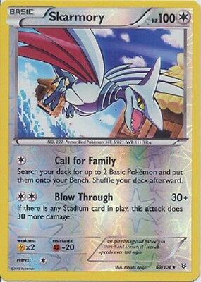 Skarmory 69/108 Reverse Holo | Roaring Skies | Pokemon Card