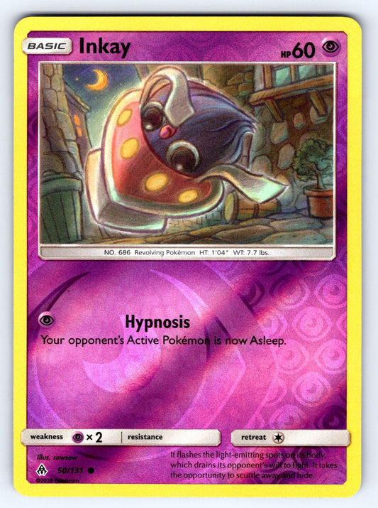 Inkay 50/131 Reverse Holo | Forbidden Light | Pokemon Card