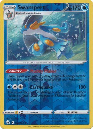 Swampert 64/264 Reverse Holo | Fusion Strike | Pokemon Card