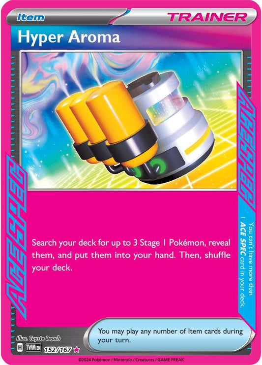 Hyper Aroma 152/167 Reverse Holo | Twilight Masquerade | Pokemon Card
