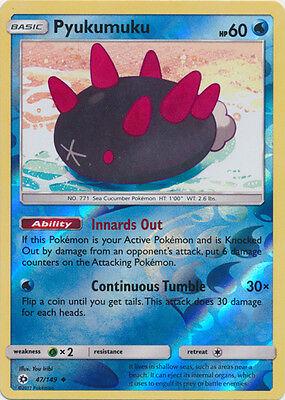 Pyukumuku 47/149 Reverse Holo | Sun & Moon | Pokemon Card