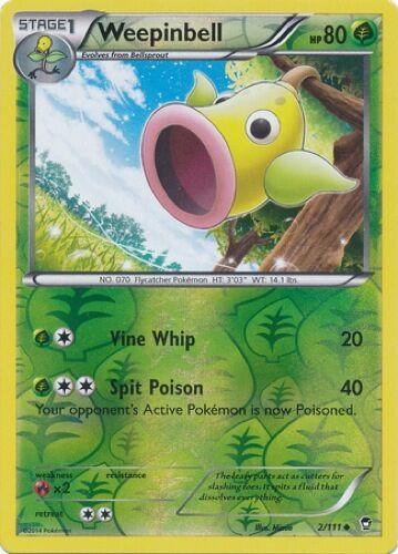 Weepinbell 2/111 Reverse Holo | Furious Fists | Pokemon Card