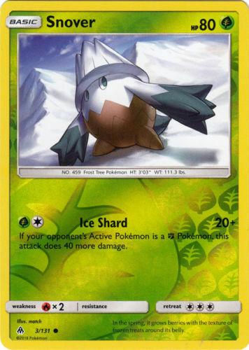 Snover 3/131 Reverse Holo | Forbidden Light | Pokemon Card