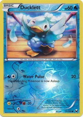 Ducklett 35/108 Reverse Holo | Dark Explorers | Pokemon Card