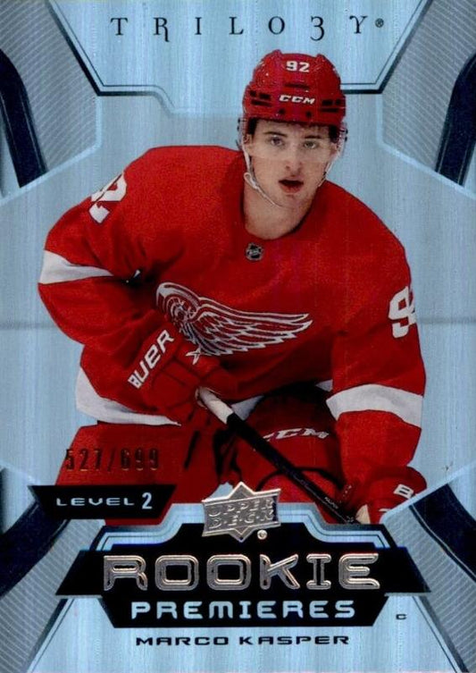Marco Kasper #160 Detroit Red Wings | 2023-24 Upper Deck Trilogy | NHL Trading Card