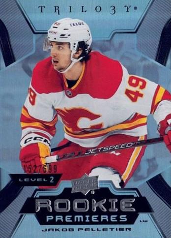 Jakob Pelletier #161 Calgary Flames | 2023-24 Upper Deck Trilogy | NHL Trading Card