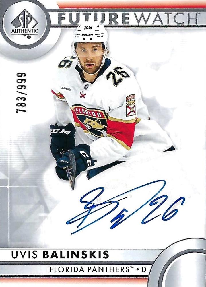 Uvis Balinskis #161 Florida Panthers | 2023-24 SP Authentic | NHL Trading Card