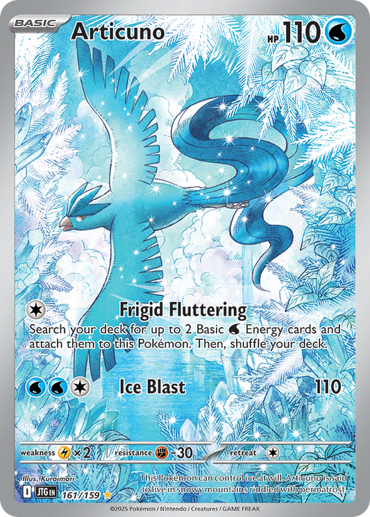 Articuno 161/159 Illustration Rare | Journey Together | Pokemon Card
