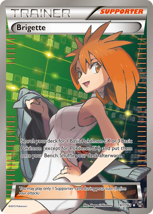 Brigette 161/162 Rare Ultra | BREAKthrough | Pokemon Card