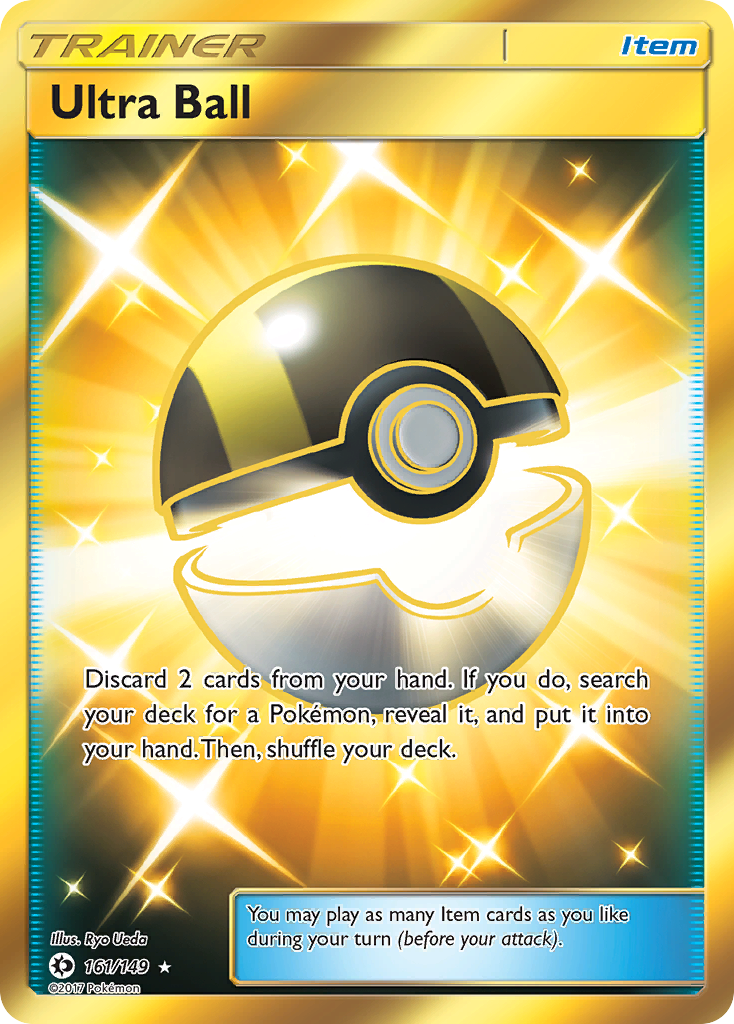 Ultra Ball 161/149 Rare Secret | Sun & Moon | Pokemon Card