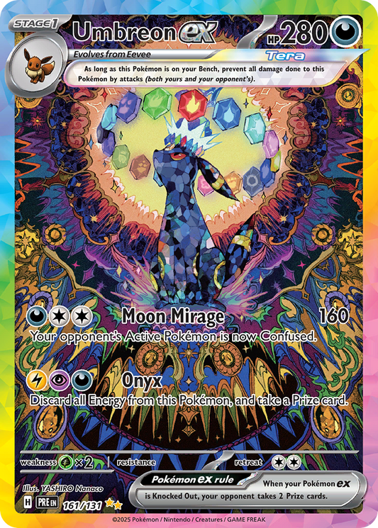 Umbreon ex 161/131 Special Illustration Rare | Prismatic Evolutions | Pokemon Card