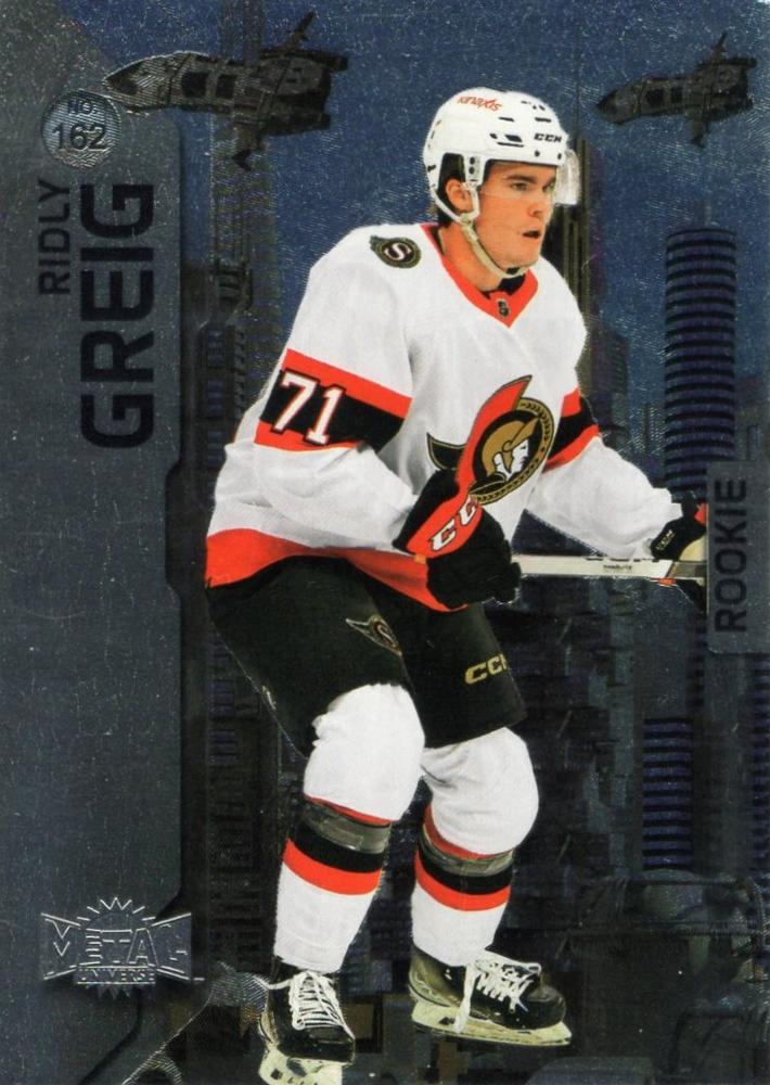 Ridly Greig #162 Ottawa Senators | 2023-24 SkyBox Metal Universe | NHL Trading Card