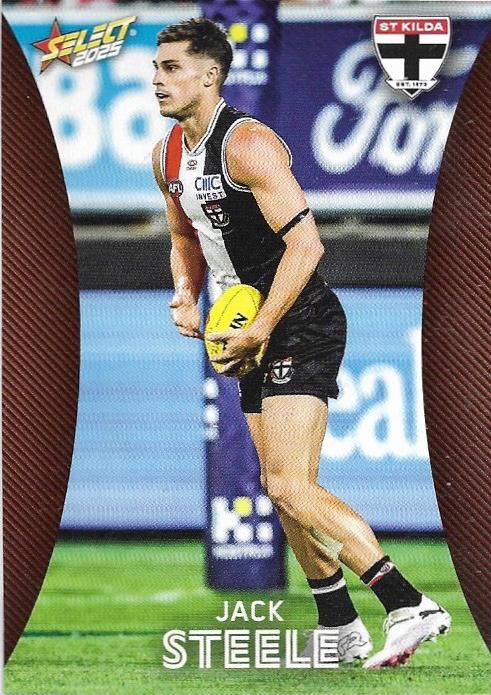 Jack Steele #162 St. Kilda Saints | 2025 Select AFL Footy Stars | Trading Card