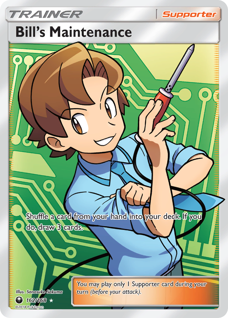 Bill's Maintenance 162/168 Rare Ultra | Celestial Storm | Pokemon Card