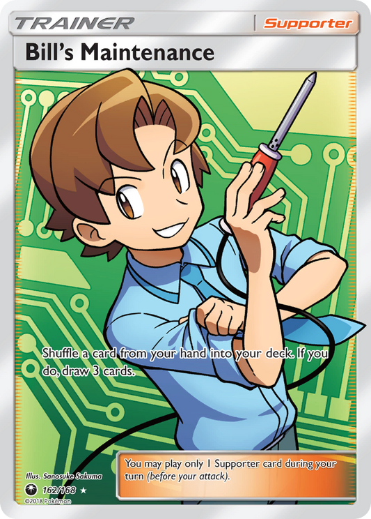 Bill's Maintenance 162/168 Rare Ultra | Celestial Storm | Pokemon Card