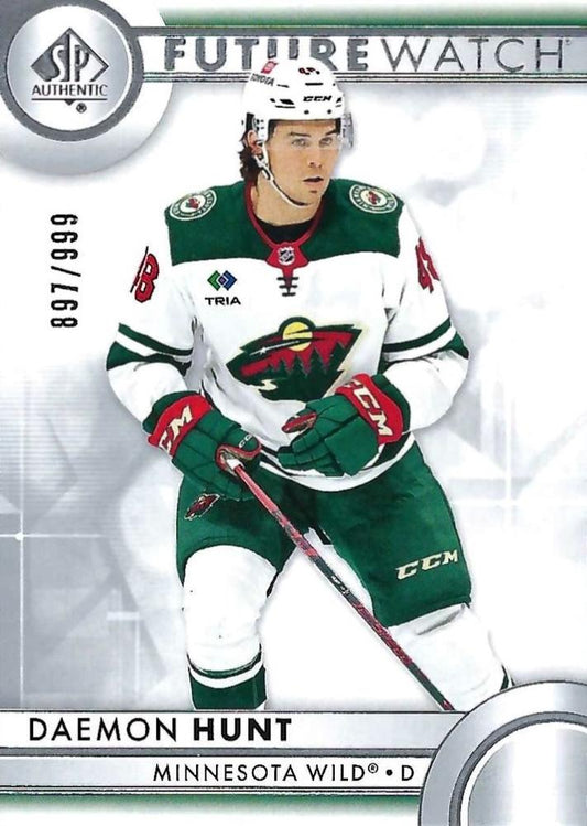 Daemon Hunt #163 Minnesota Wild | 2023-24 SP Authentic | NHL Trading Card