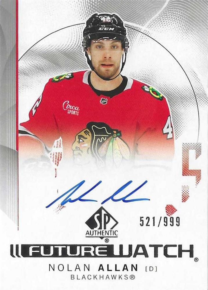 Nolan Allan #163 Chicago Blackhawks | 2024-25 SP Authentic | NHL Trading Card