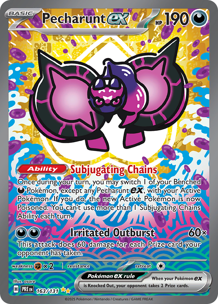 Pecharunt ex 163/131 Special Illustration Rare | Prismatic Evolutions | Pokemon Card