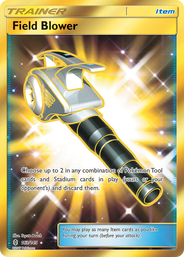 Field Blower 163/145 Rare Secret | Guardians Rising | Pokemon Card