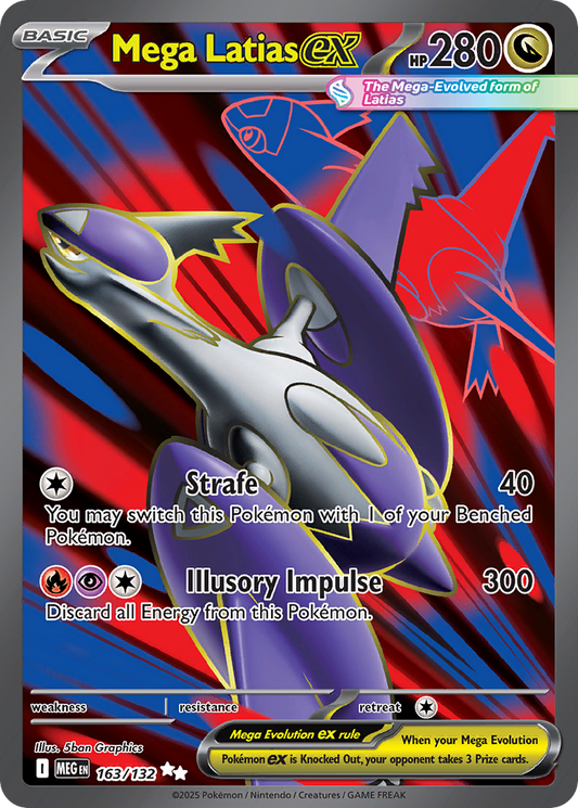 Mega Latias ex 163/132 Ultra Rare | Mega Evolution | Pokemon Card