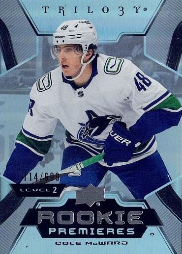 Cole McWard #164 Vancouver Canucks | 2023-24 Upper Deck Trilogy | NHL Trading Card