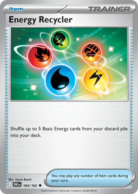 Energy Recycler 164/182 Uncommon | Destined Rivals | Pokemon Card