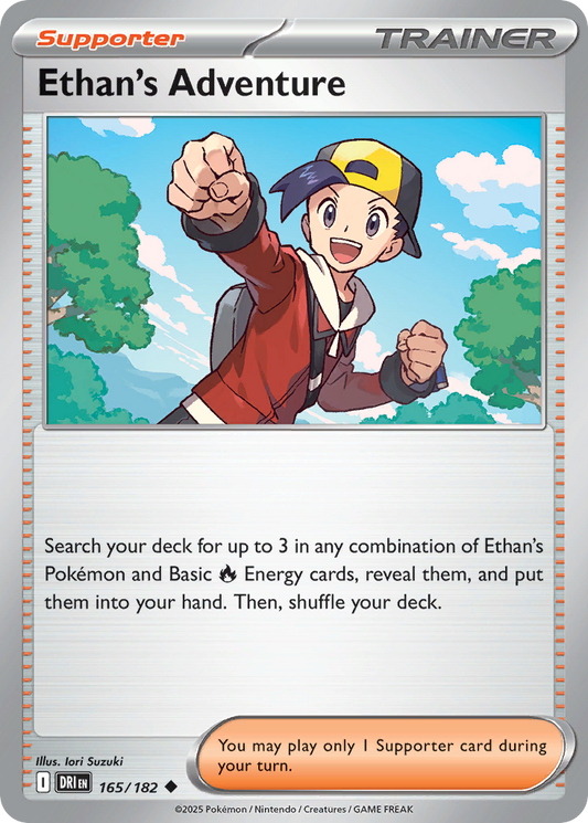 Ethan's Adventure 165/182 Uncommon | Destined Rivals | Pokemon Card