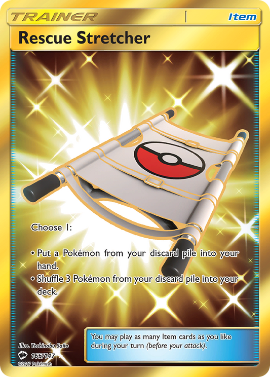 Rescue Stretcher 165/147 Rare Secret | Burning Shadows | Pokemon Card