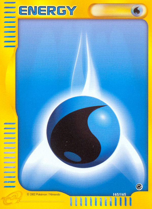 Water Energy 165/165  | Expedition Base Set | Pokemon Card