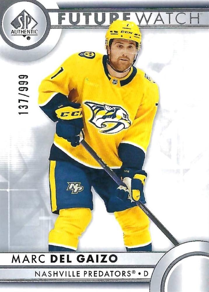 Marc Del Gaizo #166 Nashville Predators | 2023-24 SP Authentic | NHL Trading Card