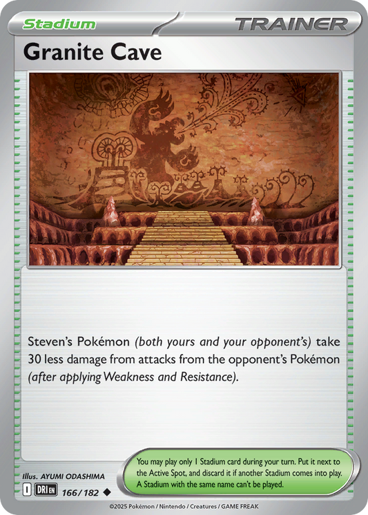 Granite Cave 166/182 Uncommon | Destined Rivals | Pokemon Card