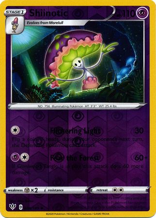Shiinotic 80/189 Reverse Holo | Darkness Ablaze | Pokemon Card